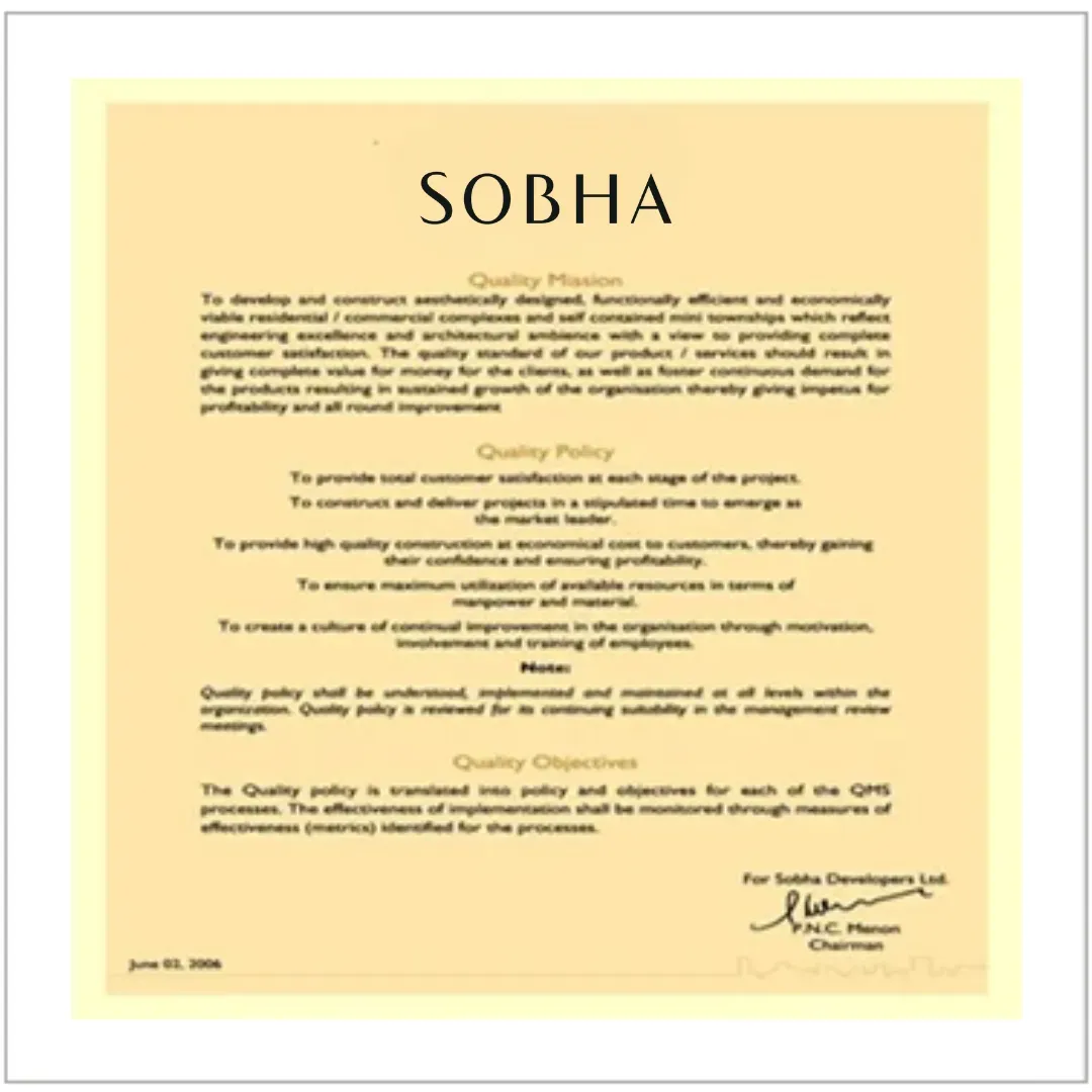 ISO 9001 Certification