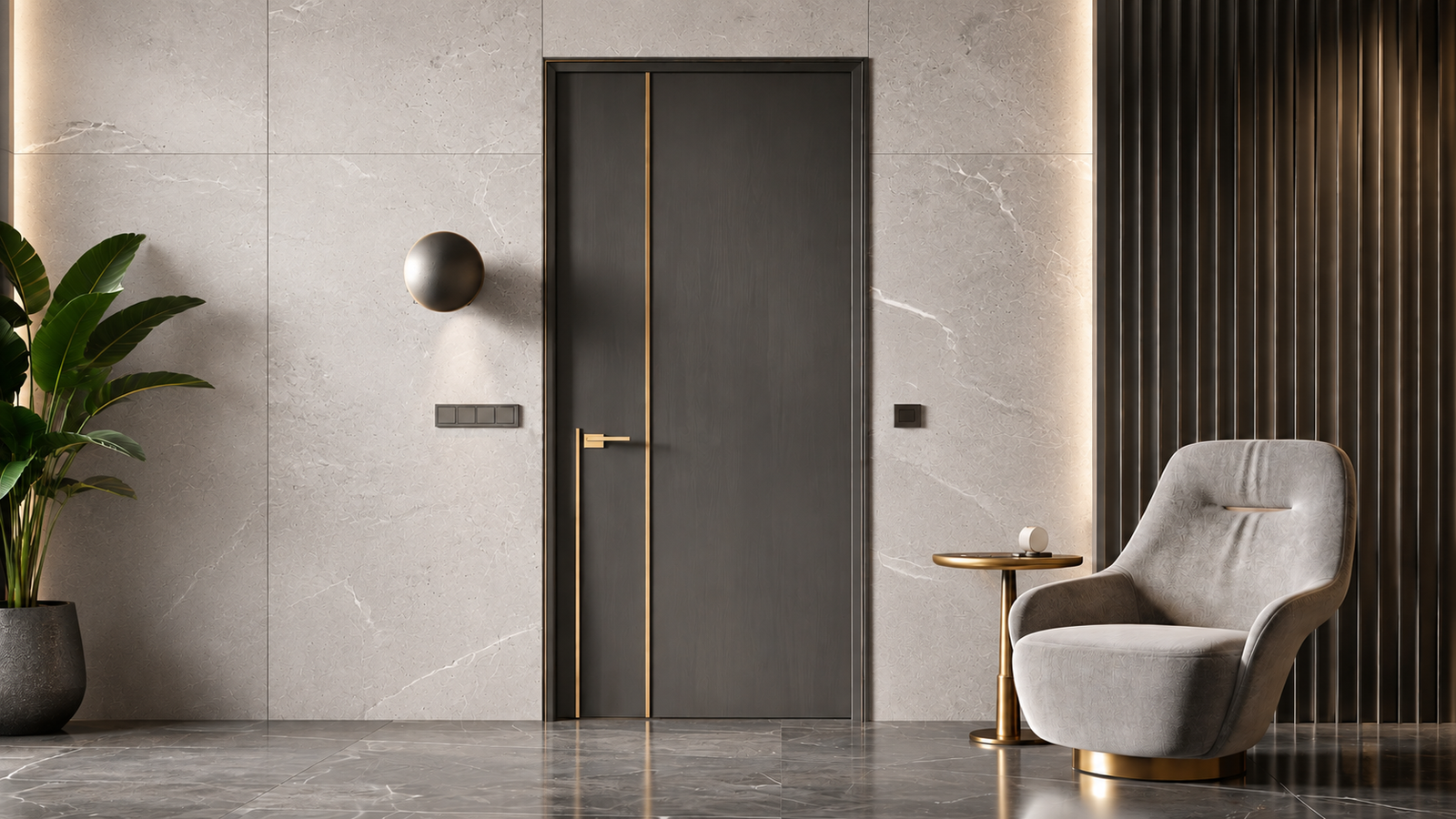 Hotel entrance detail