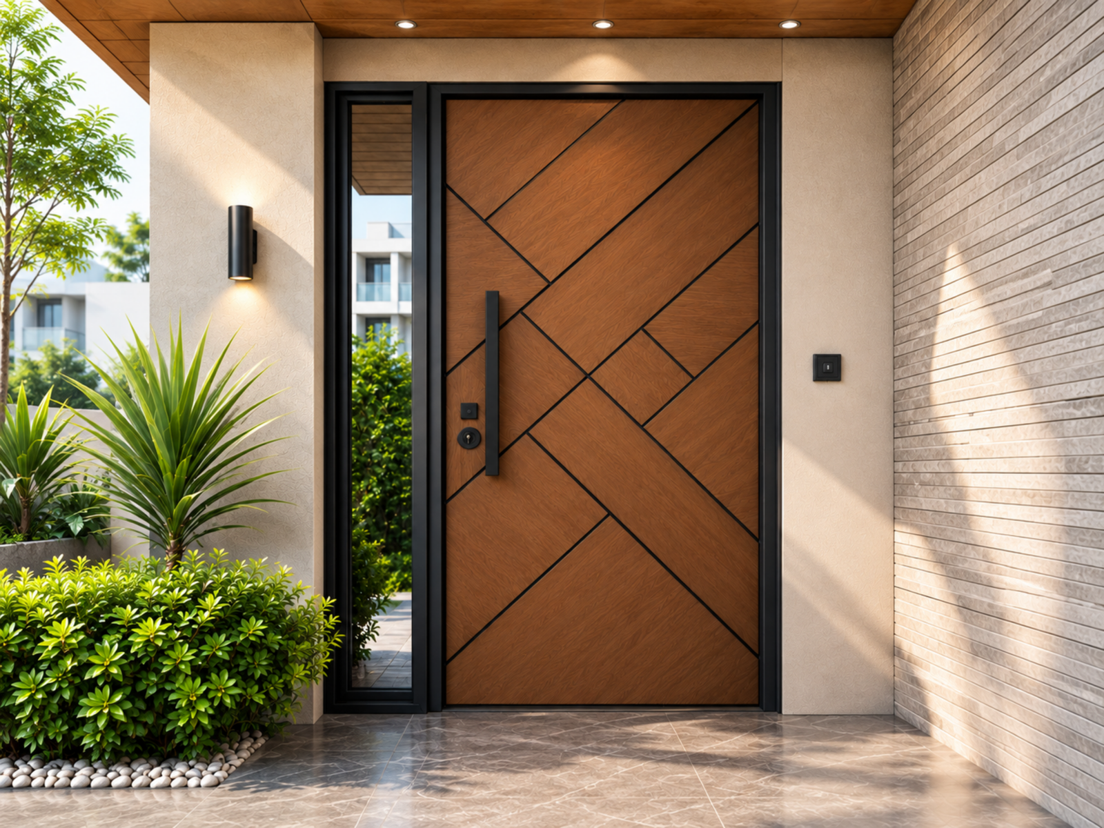Main entrance door